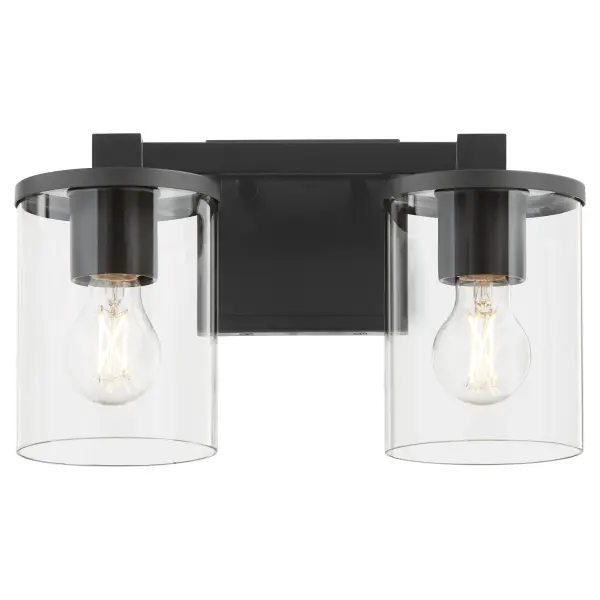 Bolton 2-Light Vanity in Matte Black - Image 2
