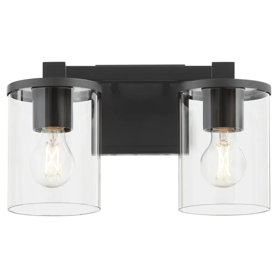 Bolton 2-Light Vanity in Matte Black - Image 2