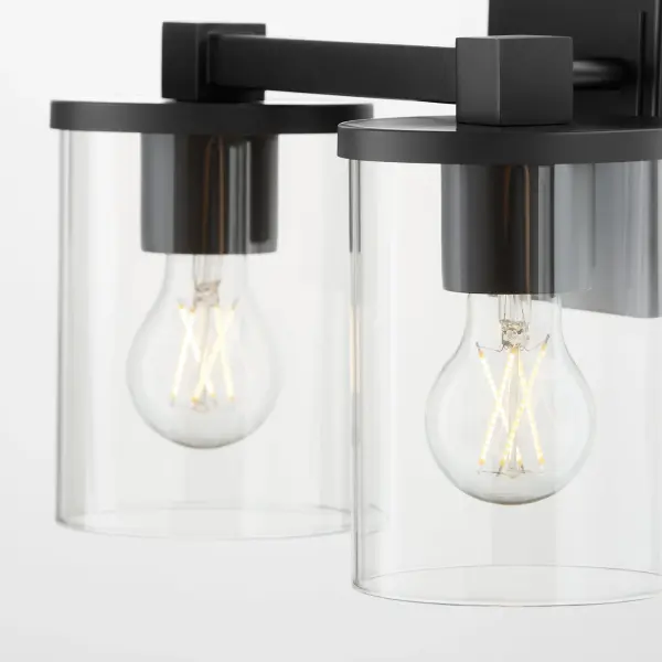 Bolton 2-Light Vanity in Matte Black - Image 3