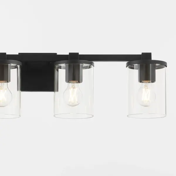 Bolton 4-Light Vanity in Matte Black - Image 3
