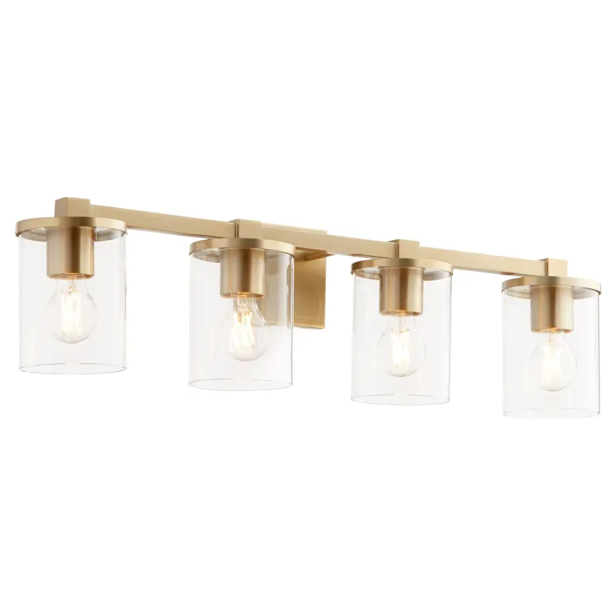 Bolton 4-Light Vanity in Aged Brass - Image 2