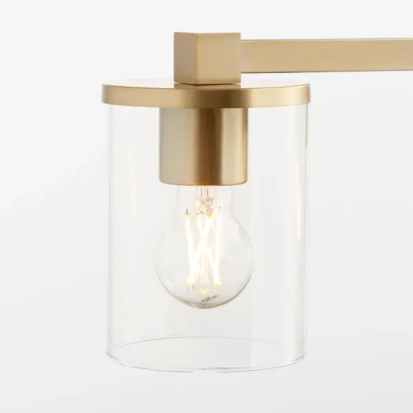 Bolton 4-Light Vanity in Aged Brass - Image 3