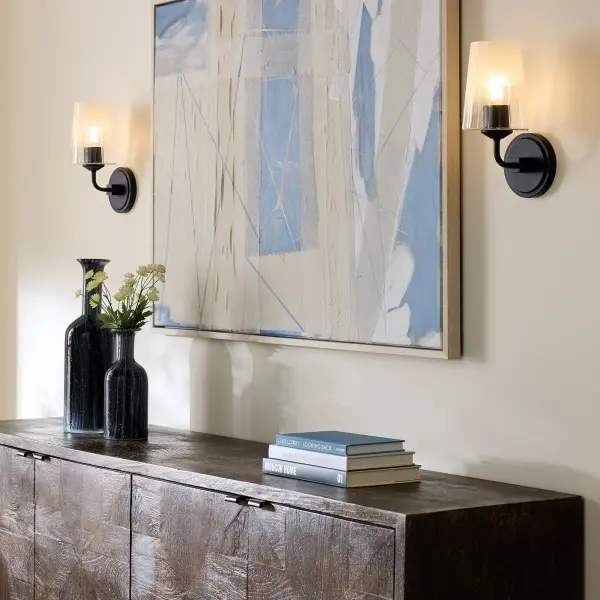Providence 1-Light Wall Sconce in Matte Black - Image 5