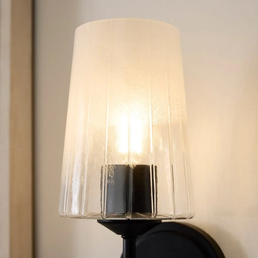 Providence 1-Light Wall Sconce in Matte Black - Image 7