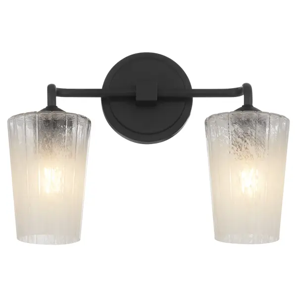 Providence 2-Light Vanity in Matte Black - Image 2