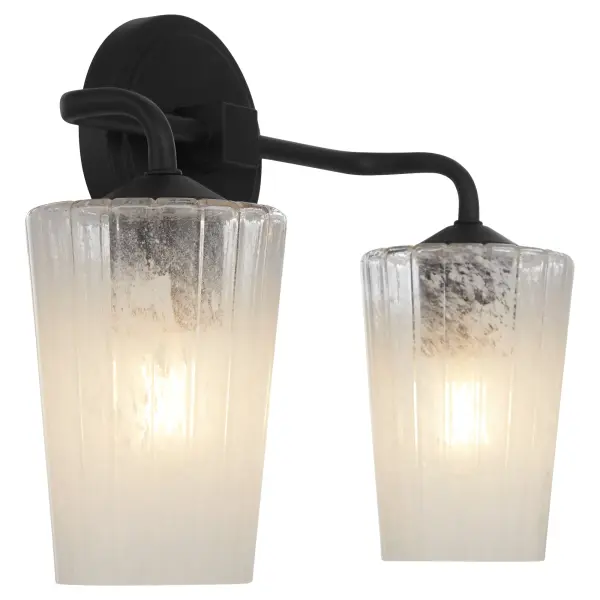 Providence 2-Light Vanity in Matte Black - Image 4