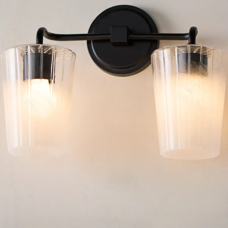 Providence 2-Light Vanity in Matte Black - Image 5