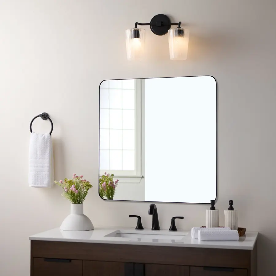 Providence 2-Light Vanity in Matte Black - Image 7