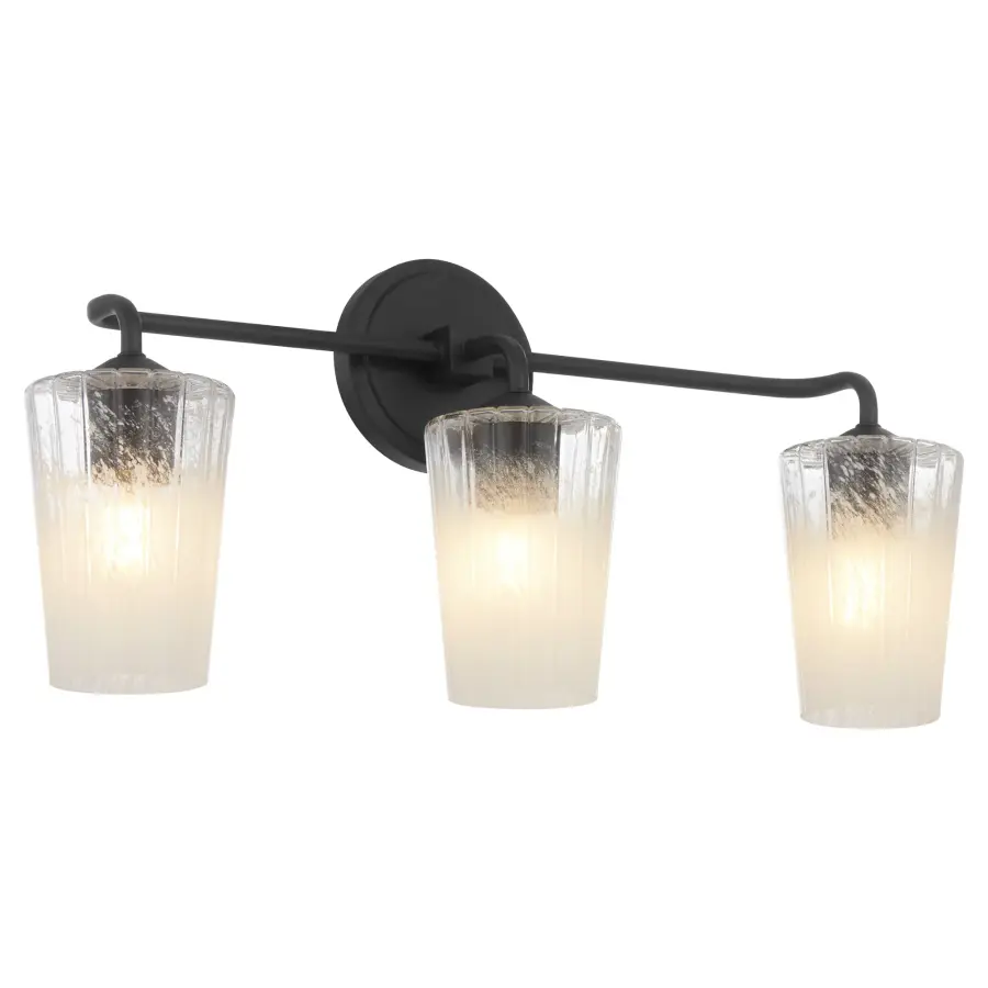 Providence 3-Light Vanity in Matte Black - Image 2