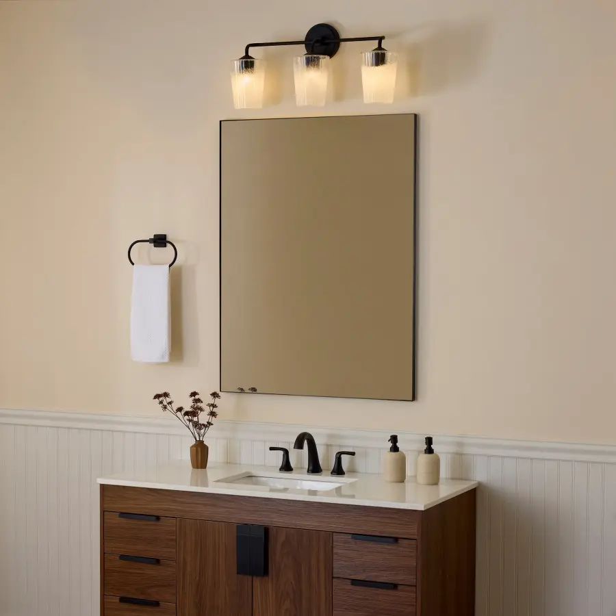 Providence 3-Light Vanity in Matte Black - Image 5