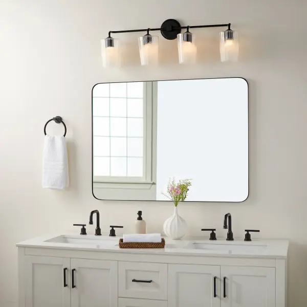 Providence 4-Light Vanity in Matte Black - Image 5