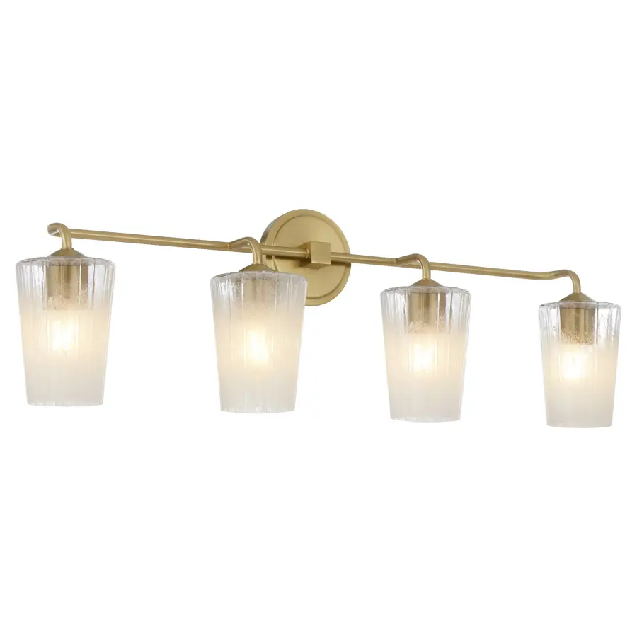 Providence 4-Light Vanity in Aged Brass - Image 2