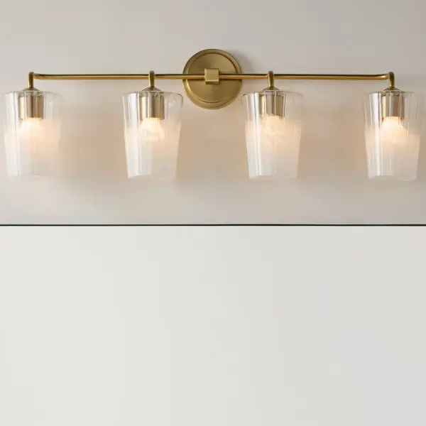 Providence 4-Light Vanity in Aged Brass - Image 5