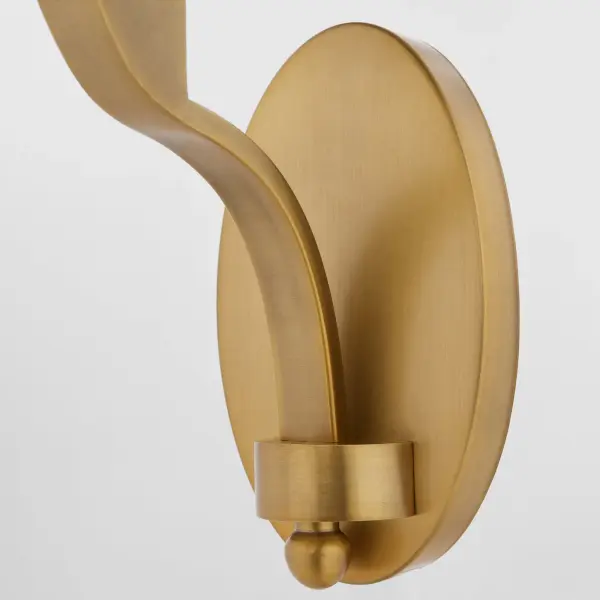 Chantelle 1-Light Wall Sconce in Brushed Brass - Image 3