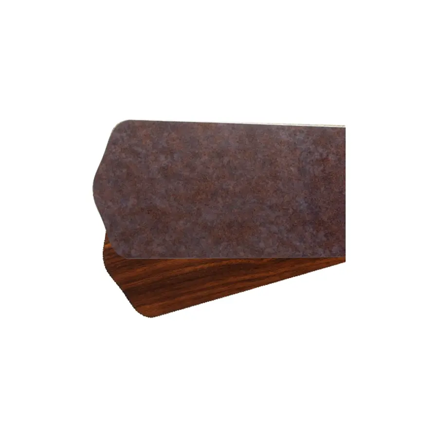 Chateaux Scalloped Tip Fan Blades - Walnut