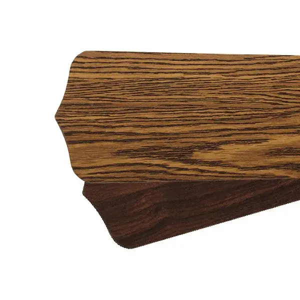 High-quality wood replacement blades featuring a versatile dark oak and walnut dual finish. Perfect for refreshing your existing ceiling fan with durable construction and timeless style.