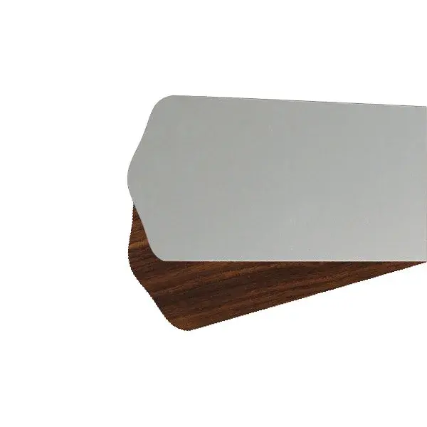Refresh your Chateaux ceiling fan with these elegant scalloped tip replacement blades in Satin Nickel. Easy customization option to update your fan's look while maintaining classic styling.