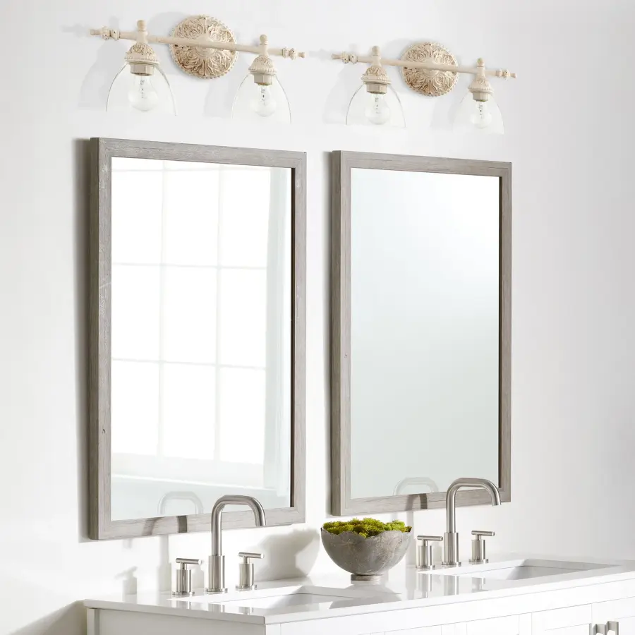2-Light Traditional Vanity in Persian White - Image 4
