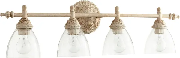 4-Light Traditional Vanity in Persian White