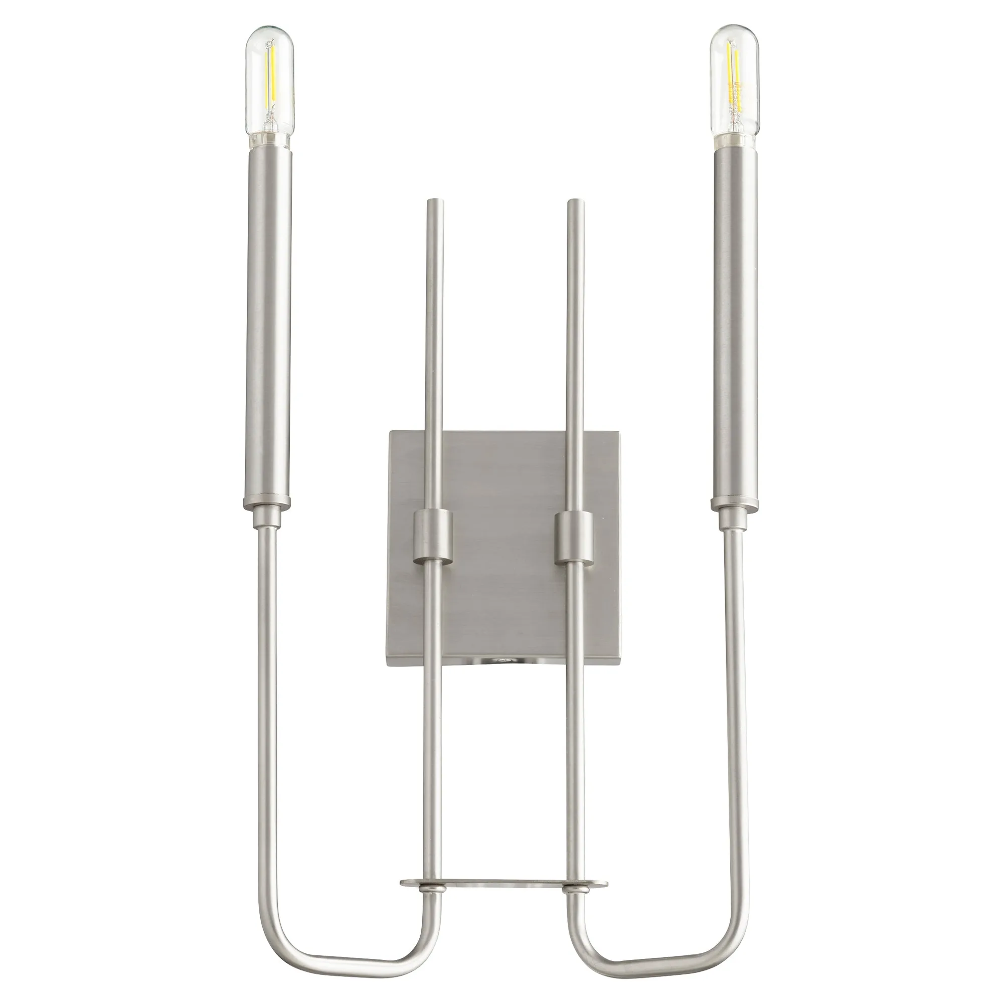 HOPE 2 Light Wall Mount - Satin Nickel