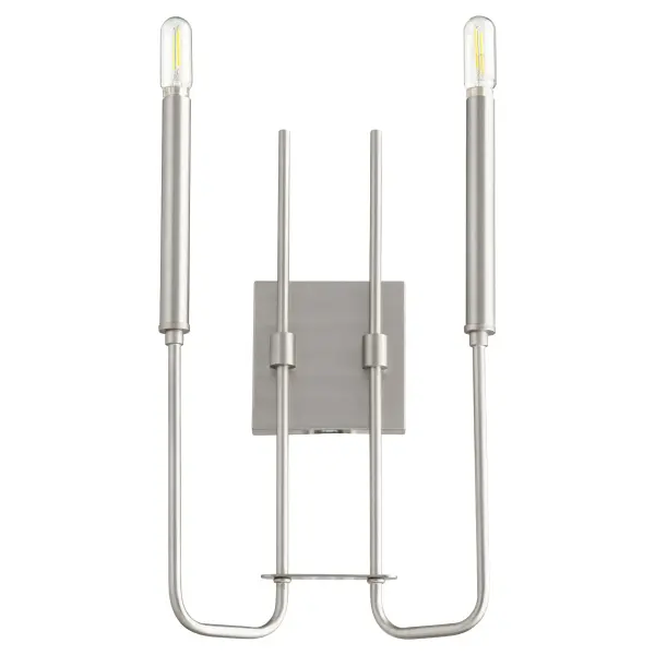 HOPE 2 Light Wall Mount - Satin Nickel