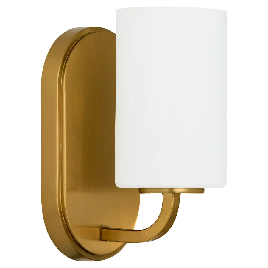 Rutherford 1-Light Wall Sconce in Brushed Brass - Image 1