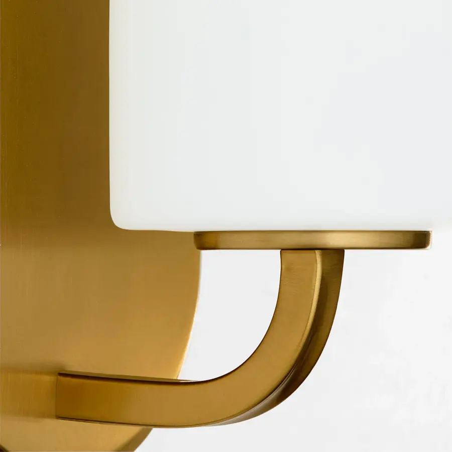 Rutherford 1-Light Wall Sconce in Brushed Brass - Image 3