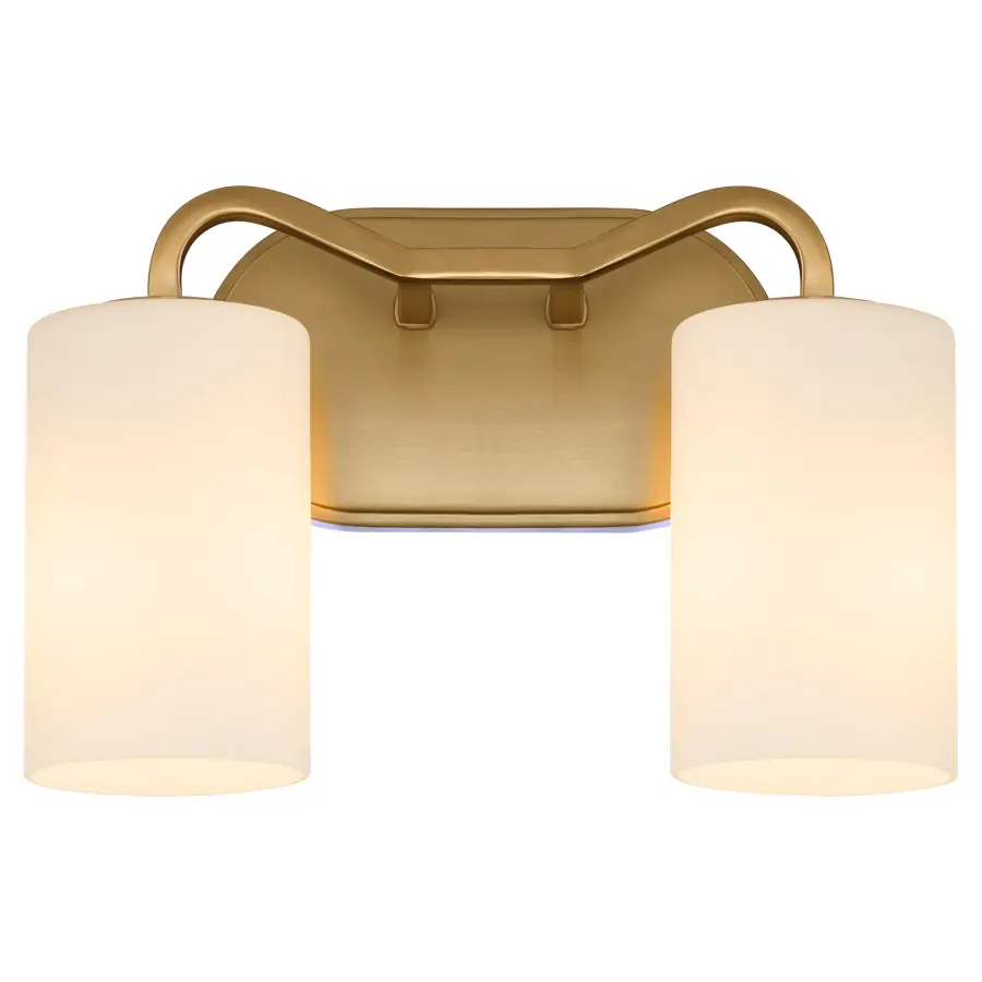Rutherford 2-Light Vanity in Brushed Brass - Image 2