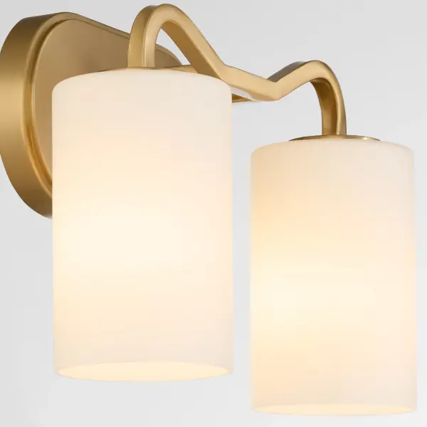 Rutherford 2-Light Vanity in Brushed Brass - Image 3
