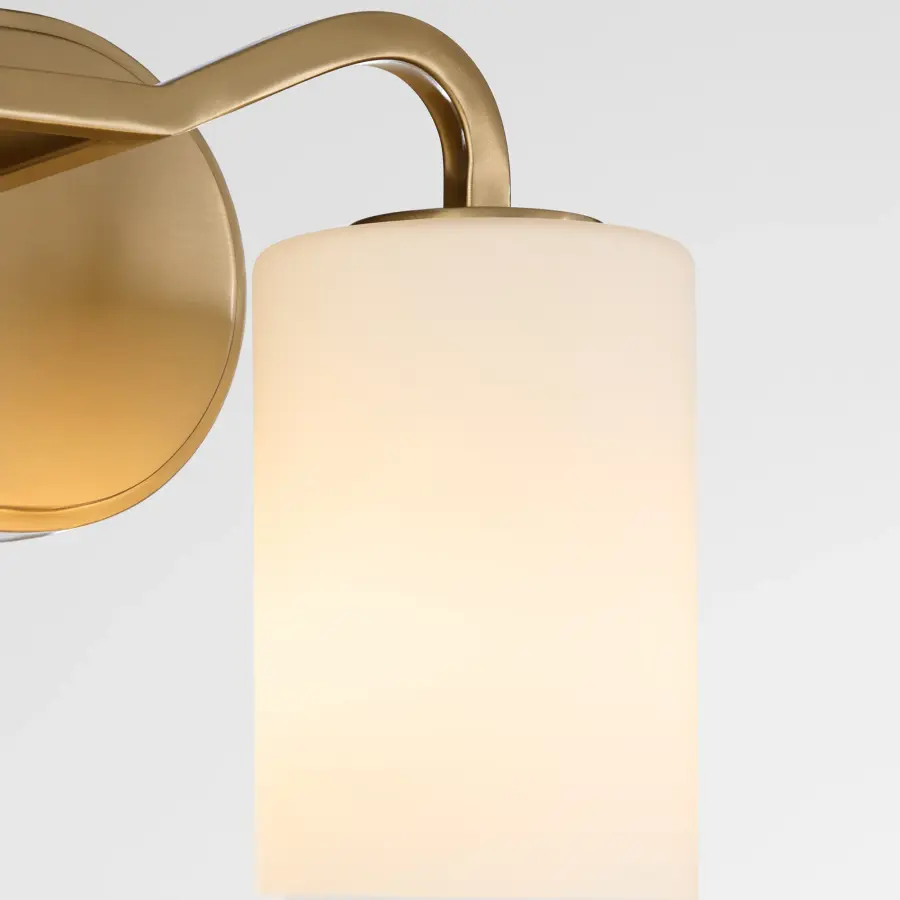 Rutherford 2-Light Vanity in Brushed Brass - Image 4