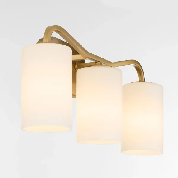 Rutherford 3-Light Vanity in Brushed Brass - Image 3