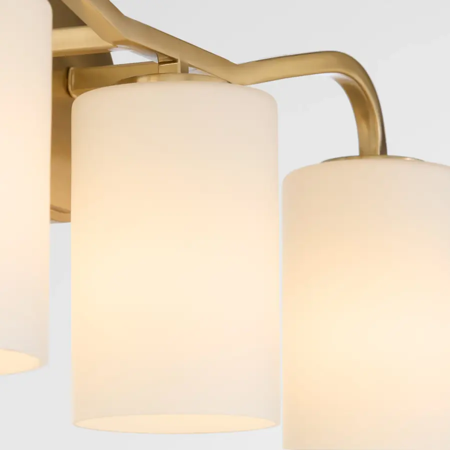 Rutherford 3-Light Vanity in Brushed Brass - Image 4