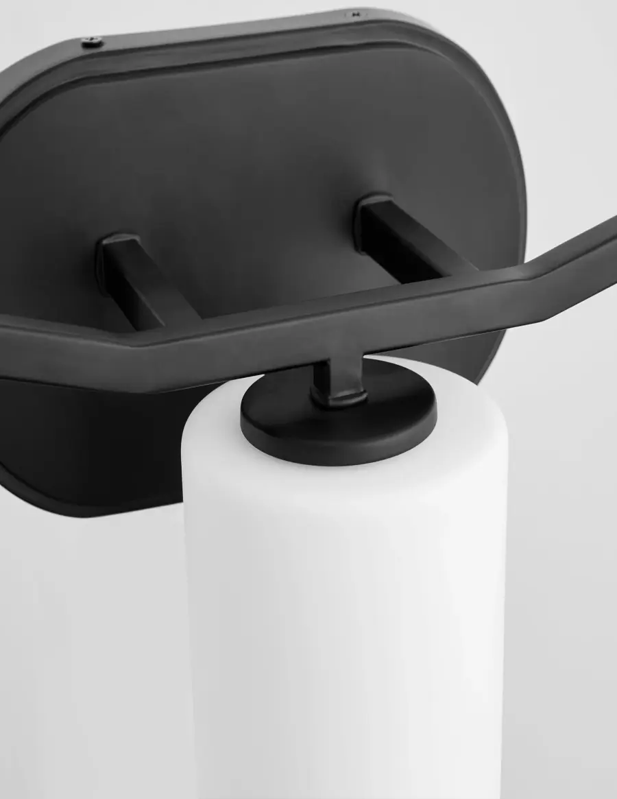 Rutherford 3-Light Vanity in Matte Black - Image 3