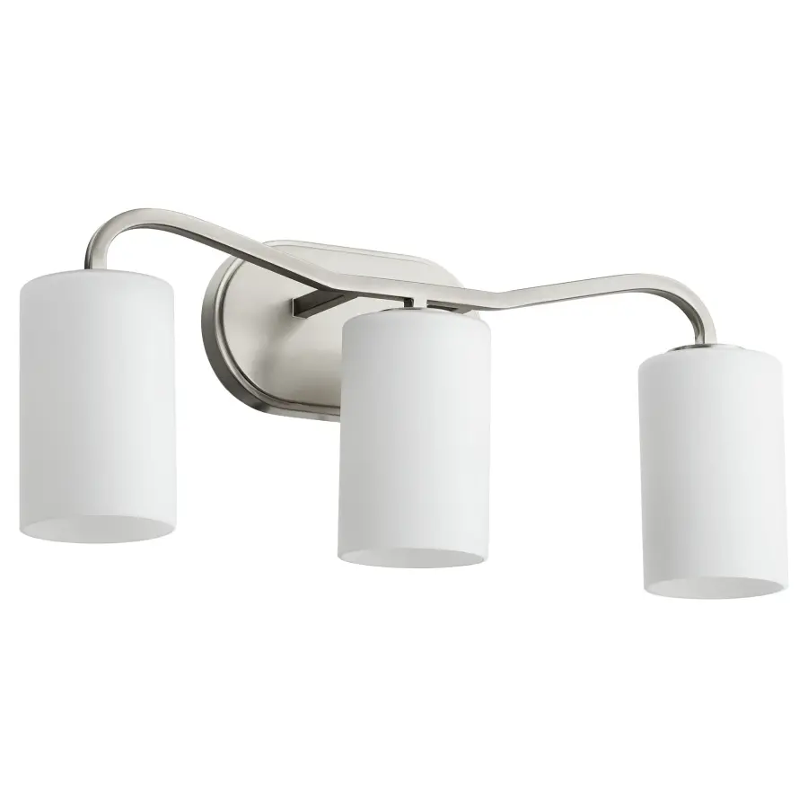 Rutherford 3-Light Vanity in Satin Nickel - Image 1
