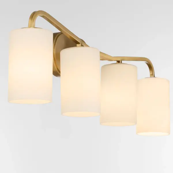 Rutherford 4-Light Vanity in Brushed Brass - Image 3