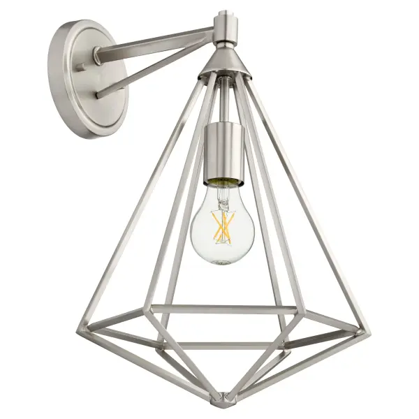 Bennett 1-Light Wall Sconce in Satin Nickel - Image 1