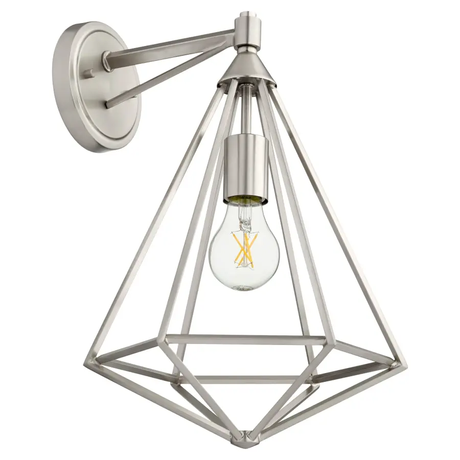 Bennett 1-Light Wall Sconce in Satin Nickel - Image 1