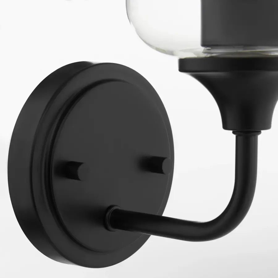 Raymond 1-Light Wall Sconce in Matte Black - Image 4