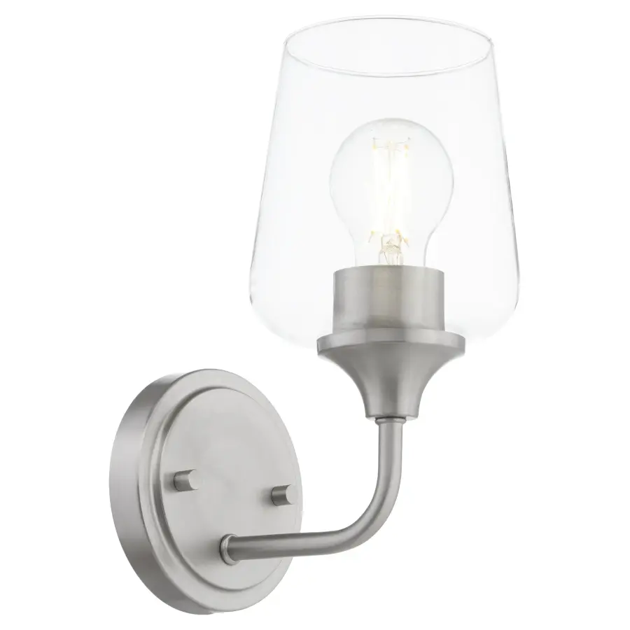 Raymond 1-Light Wall Sconce in Satin Nickel - Image 2