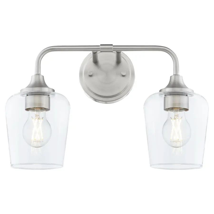 Raymond 2-Light Vanity in Satin Nickel - Image 2