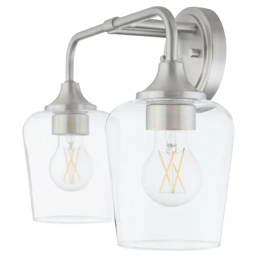 Raymond 2-Light Vanity in Satin Nickel - Image 4