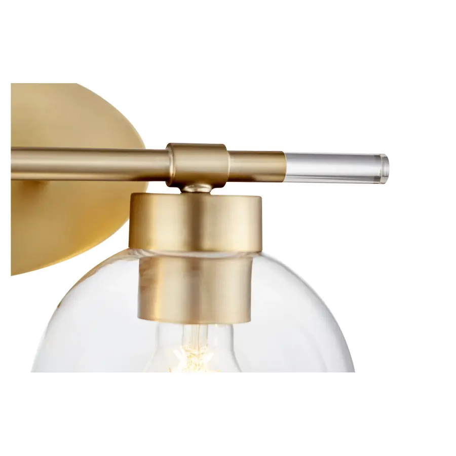 Volan 2-Light Aged Brass Vanity - Image 2