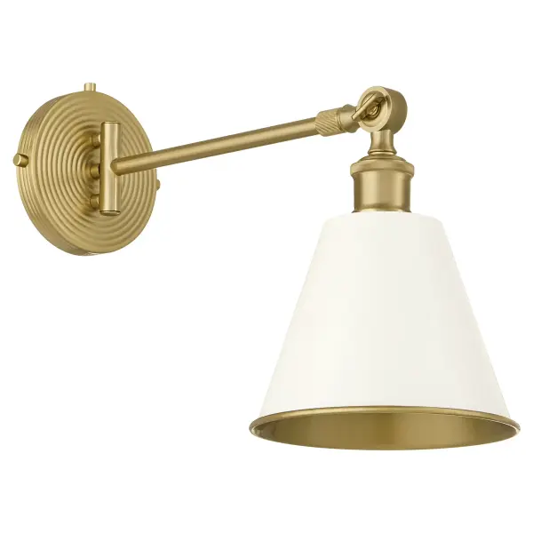 The Bailey collection by Tamara Day combines sleek functionality with timeless style. Perfect for illuminating artwork, shelving, or accent walls, this compact fixture eliminates awkward angles while adding sophisticated charm.