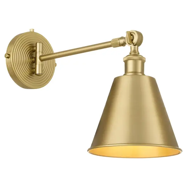 The Bailey collection by Tamara Day brings sophisticated functionality to art and shelving displays. Its compact, sleek design eliminates awkward angles while the aged brass finish adds warmth and elegance to any space. - alternate view