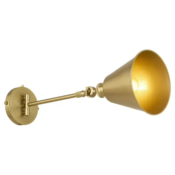 Bailey 1-Light Wall Mount in Aged Brass - Image 3