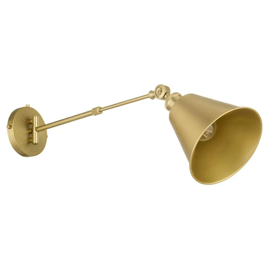 Bailey 1-Light Wall Mount in Aged Brass - Image 5