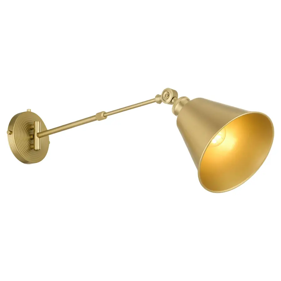 Bailey 1-Light Wall Mount in Aged Brass - Image 6