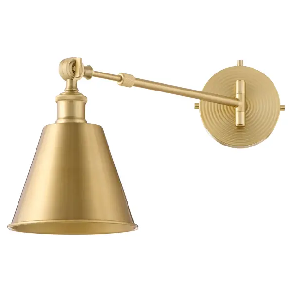 Bailey 1-Light Wall Mount in Aged Brass - Image 7