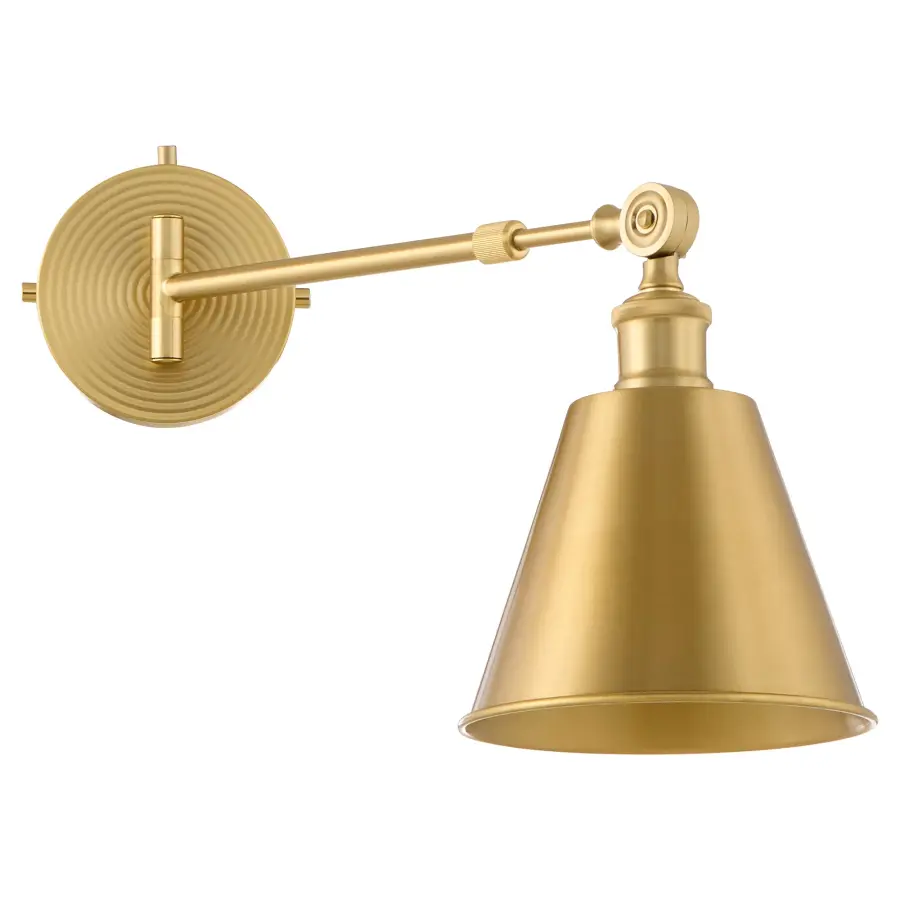 Bailey 1-Light Wall Mount in Aged Brass - Image 8