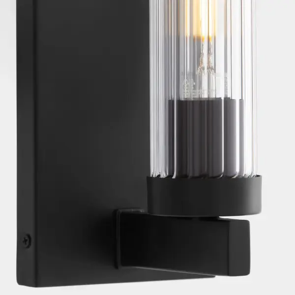 Kilbey 1-Light Vanity Light in Matte Black - Image 3